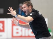 Schaffhausens Trainer, Petr Hrachovec, startet heute mit den Kadetten mit dem Heimspiel gegen Dinamo Bukarest in die Champions League (Bild: KEYSTONE/MARCEL BIERI)