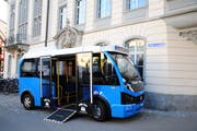 So könnte der Ortsbus aussehen, wenn die Weinfelder Bevölkerung Ja sagt zu einer fünfjährigen Testphase. (Bild: Sabrina Bächi)