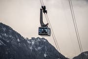 Die Rigi-Bahnen wollen die Pendelbahn (im Bild) von Weggis nach Kaltbad im Jahr 2022 durch eine Umlaufbahn ersetzen. (Bild: Pius Amrein, 8. Januar 2019)