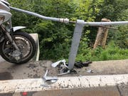 Die Unfallstelle auf der Klausenpassstrasse. (Bild: Kantonspolizei Uri)