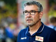 Union Berlin will seinen Schweizer Erfolgstrainer Urs Fischer halten (Bild: KEYSTONE/EPA/SASCHA STEINBACH)