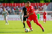 Gjelbrim Taipi spielte ein halbes Jahr für St.Gallen. (Bild: Marc Schumacher/Freshfocus)