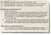 «Ich spreche die Person zu einem späteren Zeitpunkt unter vier Augen an»: SVP-Merkblatt an ihre 1000 Wahlbotschafter.