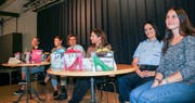 Nicole Zaugg, Lea Fässler, Marion Loher, Regula Bührer Fecker, Rahel Egli und Meret Limacher. (Bild: Trudi Krieg)