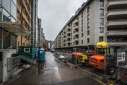 Die Überbauung der ABL Genossenschaft beim Himmelrich in der Stadt Luzern. (Bild: Dominik Wunderli, 20. August 2019)