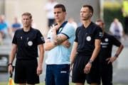 Bruno Berner (Bildmitte) absolviert denselben Trainerlehrgang wie Lausanne-Coach Andrea Binotto. (Bild: Philipp Schmidli (Kriens, 21. Juli 2019))