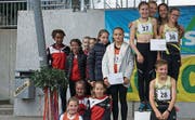 U14-Athleten freuen sich über zahlreiche Podestplätze. (Bild: pd)