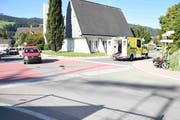 An dieser Verzweigung kam es zum Unfall. (Bild: Kapo)