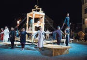 2500 Zuschauerinnen und Zuschauer schauten insgesamt das Theater «Das glückselige Leben». Bild: PD
