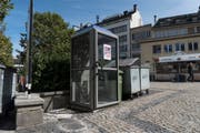 Die Telefonkabine soll ein neues Aussehen erhalten und zur Märlistation werden. (Bild: Lisa Jenny)