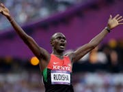 Will im nächsten Sommer in Tokio seine dritte Olympia-Goldmedaille gewinnen: 800-m-Rekordhalter David Rudisha (Bild: KEYSTONE/AP/ANJA NIEDRINGHAUS)