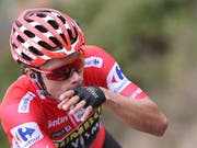 Primoz Roglic fährt am Sonntag als Leader in Madrid ein (Bild: KEYSTONE/EPA EFE/JAVIER LIZON)