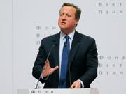 David Cameron hält ein zweites Brexit-Referendum für möglich. (Bild: KEYSTONE/AP/EFREM LUKATSKY)