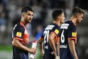 Enttäuschte Wiler: Links Torschütze Valon Fazliu. (Gian Ehrenzeller/KEY)