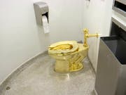 Gestohlen: Eine voll funktionsfähige 18-Karat-Goldtoilette. (Bild: KEYSTONE/AP)