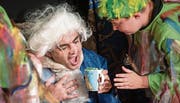 Gelungener Auftritt: Schauspieler von «Comedyexpress». (Bild: Christian H. Hildebrand, Zug, 14. September 2019)
