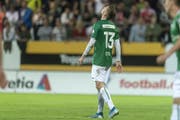 Kann sich jetzt ganz auf die Meisterschaft konzentrieren: FCSG-Stürmer Cedric Itten. (Bild: Keystone)