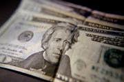 Ein 20-Dollar-Schein der Vereinigten Staaten. (Bild: AP)