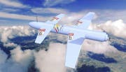 Drohnen der Grösse einer Qasef-2K fliegen mehrere hundert Kilometer weit. (Bild: zvg)