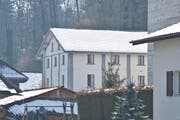 In diesem Haus hatte sich die Mutter des beschuldigten Hanfhändlers 2016 verschanzt. (Bild. Pius Amrein, Malters, 9. März 2019)