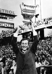 Rudi Gutendorf (damals 34) führte den FC Luzern 1960 im Cupfinal in Bern gegen Grenchen zum ersten Pokal der Klubhistorie. (Bild: PD)
