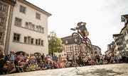Luftsprünge vor dem Publikum: Gut besucht waren die zahlreichen Shows des Festivals.Bild: PD