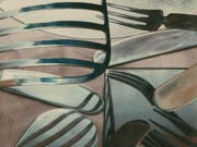 Beispielhaft für das Genre der Stillleben in der Fotografie - Jan Groovers Besteck-Arrangements. (Bild: Musée de l’Elysée Lausanne_Fonds Jan Groover)