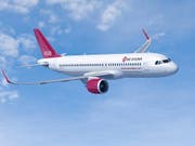 Bei Airbus gibt es kleine Flugzeugtypen wie den Airbus A320neo, mittlere wie den Airbus A330 und grosse wie den Airbus A350. (Bild: KEYSTONE/EPA/AIRBUS / HANDOUT)