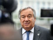 Die Klimaziele von Paris könnten zwar «noch immer erreicht werden», aber die Zeit dränge, sagte Uno-Generalsekretär Antonio Guterres. (Bild: Keystone/EPA AAP/MICK TSIKAS)