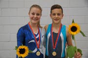 Zurzeit sind sie fast unschlagbar: (v. l.) Flavia und ihr jüngerer Bruder Fabio Heule. (Bild: pd)