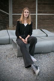 Gross und feingliedrig: Das hat Alissa Hutter vom Vater. (Bild: Lisa Jenny)