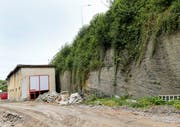 In dem Gebäude befinden sich Nistplätze des in der Schweiz geschützten Mauerseglers. Nach Abriss des Gebäudes soll es neue Nistmöglichkeiten an der Mauer geben. (Bild: Ines Biedenkapp)