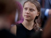 Die Umwelt-Aktivistin Greta Thunberg ist mit dem ehemaligen US-Präsidenten Barack Obama zusammengekommen. (Bild: KEYSTONE/EPA/SHAWN THEW)