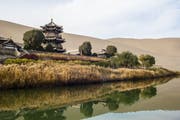 Dunhuang Mondsichel See (Quelle: cotravel)