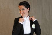 Irène Brügger als Frölein Da Capo gewann in der Kategorie "Solo". (Bild: PD)