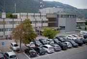 Das Polizeigebäude auf dem Areal Kreuzstrasse (Bild: Corinne Glanzmann, Stans, 18. September 2019)