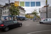 Am Helvetiaplatz, dem unteren Ende des Boulevards, wird innerhalb der nächsten Wochen eine neue WC-Anlage installiert. (Bild: Reto Martin, 3.10.2018)