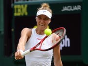Viktorija Golubic erreichte in Guangzhou die Viertelfinals (Bild: KEYSTONE/EPA/FACUNDO ARRIZABALAGA)