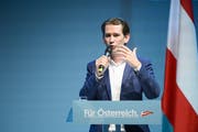 Sebastian Kurz am 14. September am Welser Volksfest. (Bild: Keystone)