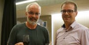 Urs Huber (links) und sein Nachfolger, Daniel Meier.Bild: PD