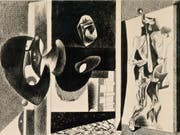 Das Werk «Untitled» (1931-1933) von Arshile Gorky ist Teil der Ausstellung «Picasso-Gorky-Warhol» im Kunsthaus Zürich. Sie dauert vom 20. September 2019 bis 5. Januar 2020. (Bild: Hubert Looser Collection)