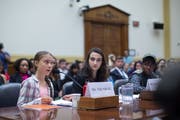 Greta Thunberg während ihres Statements vor dem US-Kongress am 18. September 2019. (Bild: EPA)