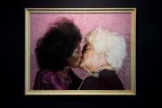 Das Bild «History of a kiss» von Enrique Rottenberg. (Bild: Boris Bürgisser, Luzern, 31. August 2019)