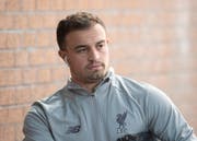 Ein nachdenklicher Xherdan Shaqiri, der Wirbelwind fühlt sich derzeit nicht in der Lage, für das Schweizer Nationalteam zu spielen. (Freshfocus)