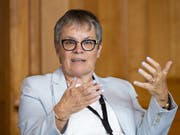 Die Genfer SP-Ständerätin Liliane Maury Pasquier präsidiert derzeit die Parlamentarische Versammlung des Europarates. Diese Woche tagen Gremien des Europarat-Parlaments in Bern. (Bild: KEYSTONE/PETER KLAUNZER)