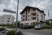 Das Gemeindehaus wird künftig mit zum beruflichen Umfeld von Hubert Rigert (FDP) gehören. (Bild: Dominik Wunderli, Rain, 6. Mai 2019)