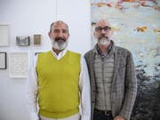 Die Galeristen Jordanis Theodoridis und Werner Widmer. (Bild PD)