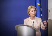 Freut sich auf Kolleginnen: EU-Kommissionspräsidentin Ursula von der Leyen. (Bild: Keystone)