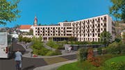 So soll das Alterswohnzentrum dereinst aussehen. (Bild: Visualisierung: PD)