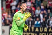 Er steht gegen Servett Genf wieder im Goal: Dejan Stojanovic (Bild: Andy Mueller/freshfocus)